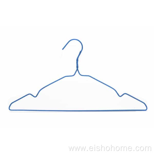 EISHO Colorful Wire Laundry Hangers with Notches